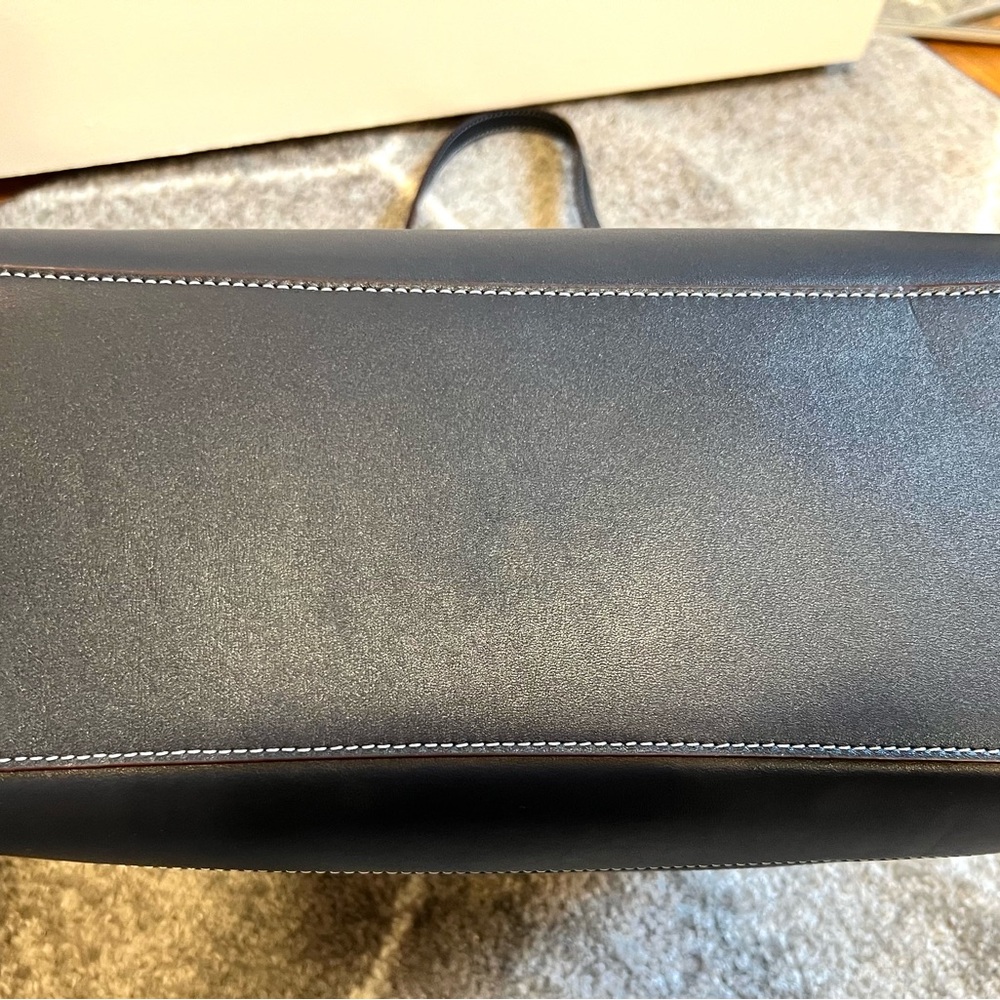 Coach denim and leather large tote bag EUC - Picture 11 of 16